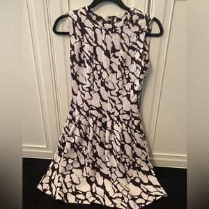 Black and white marbled looking H+M dress US size 2